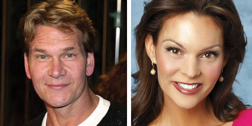 Patrick Swayze and bachelorette Stephanie